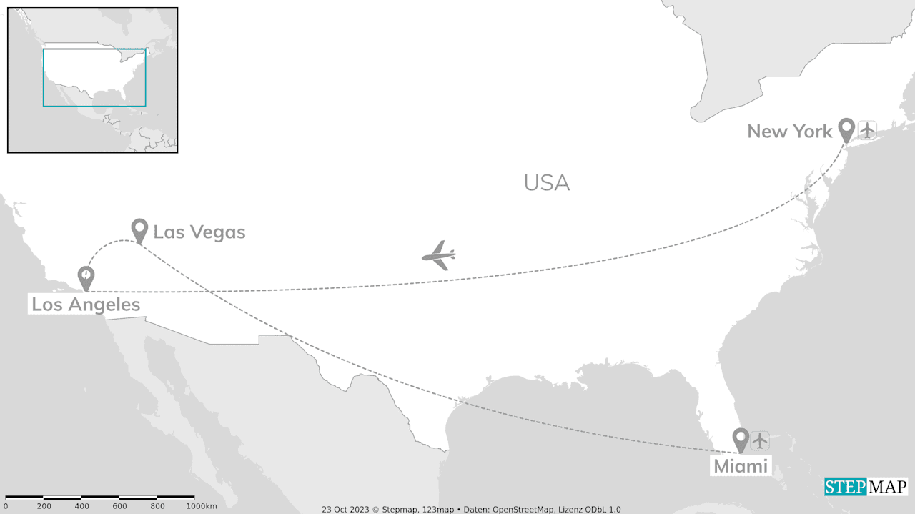 USA Calling: New York, L.A., Las Vegas & Miami