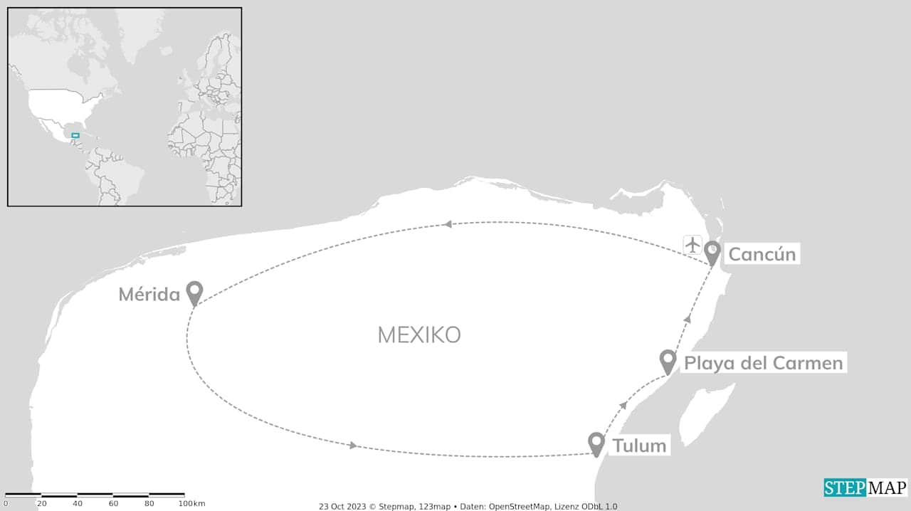 Viva México: Yucatán zwischen Cenoten & Karibik